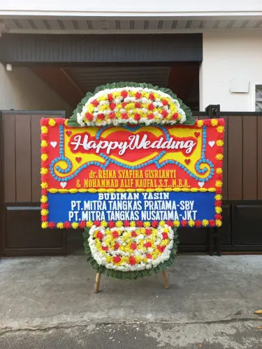 Papan Bunga Pernikahan indonesia convention exhibition (ice bsd)