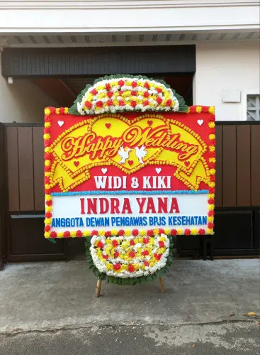 Papan Bunga Pernikahan indonesia convention exhibition (ice bsd)